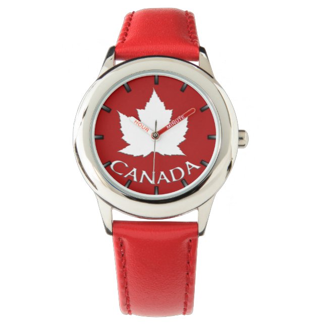Canada Watch Kid's Canada Souvenir Wrist Watch (Front)