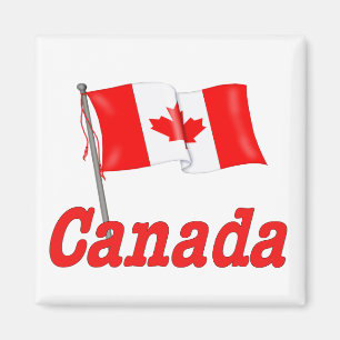 Canada Waving Flag Magnet