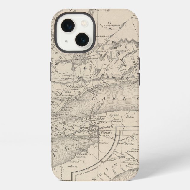 Canada West Upper iPhone Case (Back)