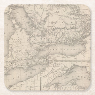 Canada West Upper Square Paper Coaster