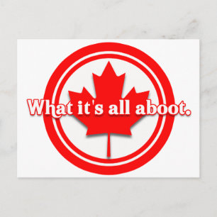 Canada What It's All Aboot Postcard