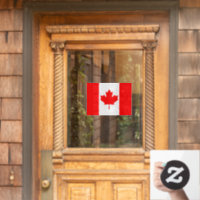 Canada Window Sign, Cling, Canadian Flag