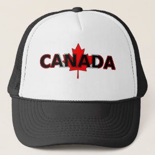 Canada with Leaf Trucker Hat