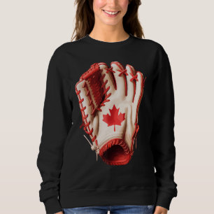 Canada Women Men Baseball Sweatshirt