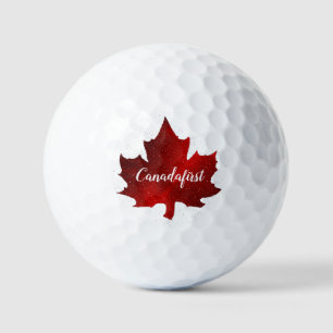 Canadafirst Maple Leaf Golf Balls
