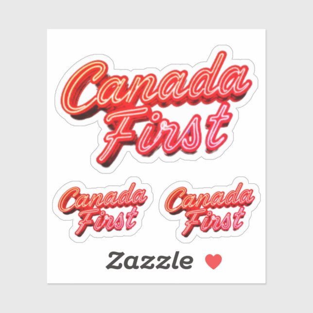 CANADAFIRST STICKERS (Sheet)
