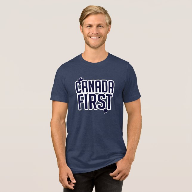 CANADAFIRST Tri-Blend SHIRT (Front Full)