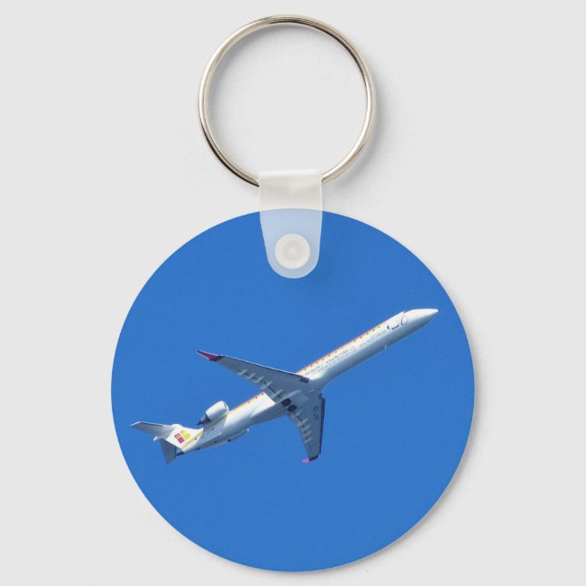 Canadair CL-600 In Flight Key Ring (Front)