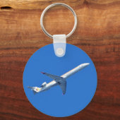 Canadair CL-600 In Flight Key Ring (Front)