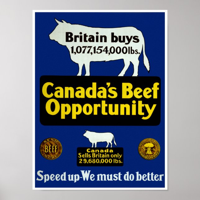 Canada's Beef Opportunity Poster (Front)