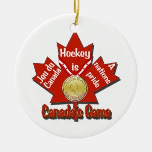 Canadas Game Tree Ornament circle