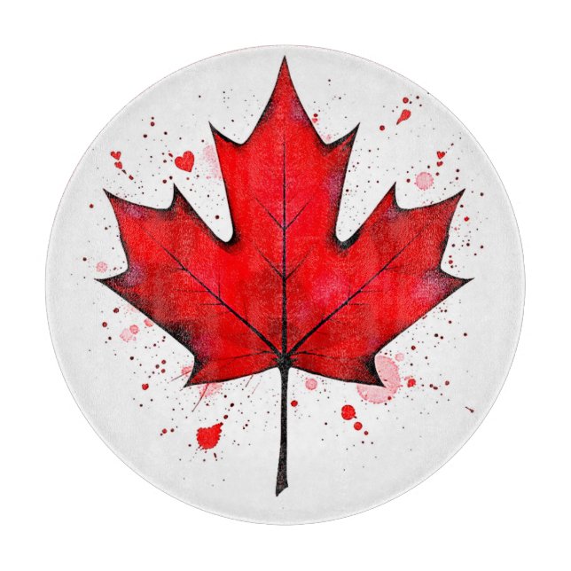 Canada's Soul Leaf Cutting Board (Front)