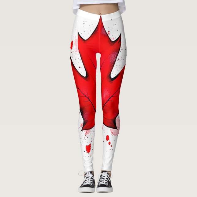 Canada's Soul Leaf Leggings (Front)