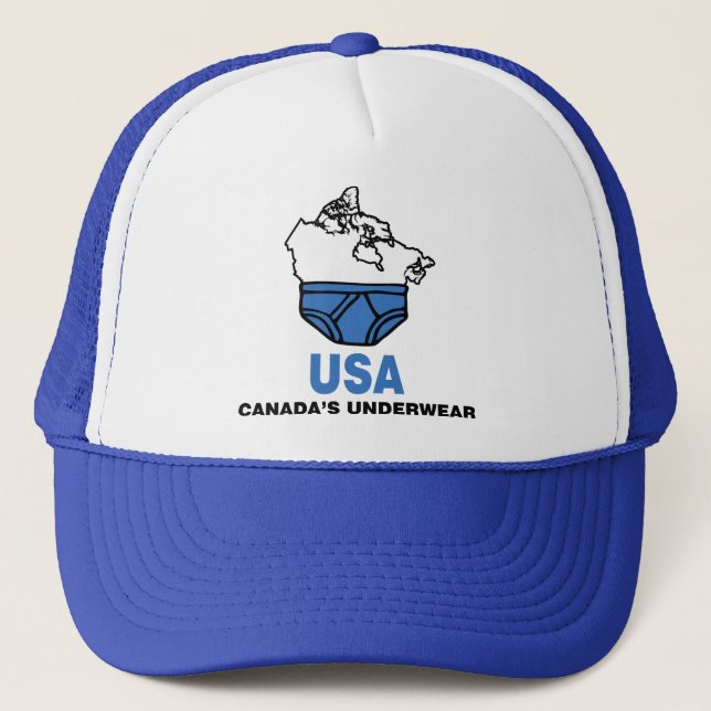 Canada's Underwear Trucker Hat (Front)