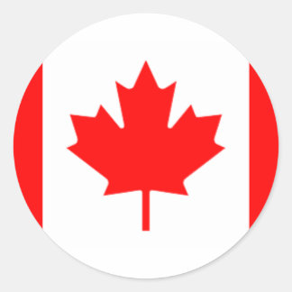 Canadia Classic Round Sticker
