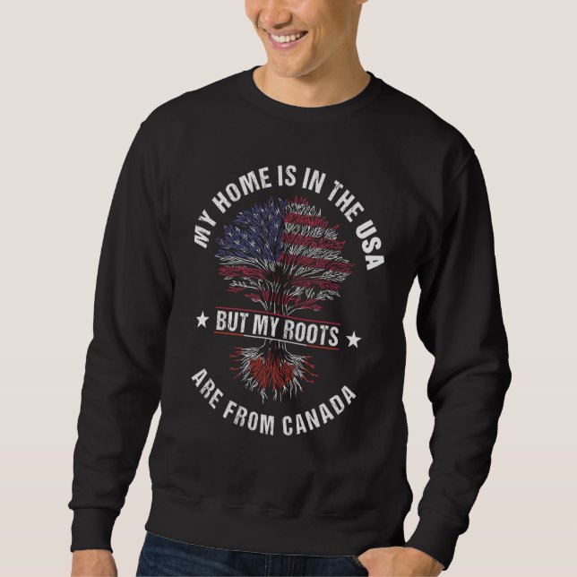 Canadian American Country Heritage Month Patriot F Sweatshirt (Front)