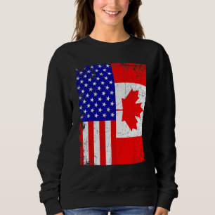 Canadian American Shirt USA Canada Flag 4th Of Jul