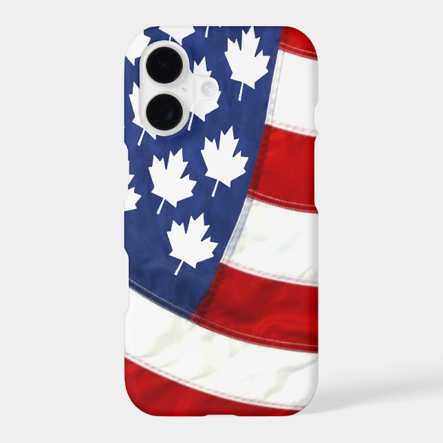 Canadian / American Waving Flag (Back)