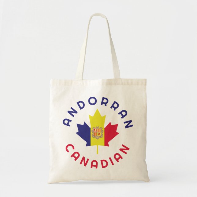 Canadian Andorran   Roots  Tote Bag (Front)