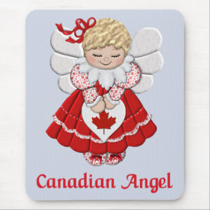 Canadian Angel Mouse Pad