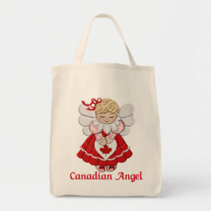Canadian Angel Tote Bag