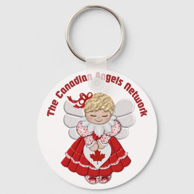 Canadian Angels Network-ver2 Key Ring (Front)