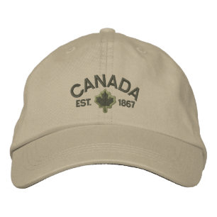 Canadian Anniversary Embroidery Canada Embroidered Hat