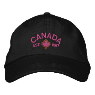 Canadian Anniversary Embroidery Canada Embroidered Hat