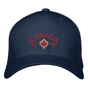 Canadian Anniversary Embroidery Canada Embroidered Hat