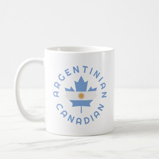Canadian Argentinian  Roots  Coffee Mug (Left)