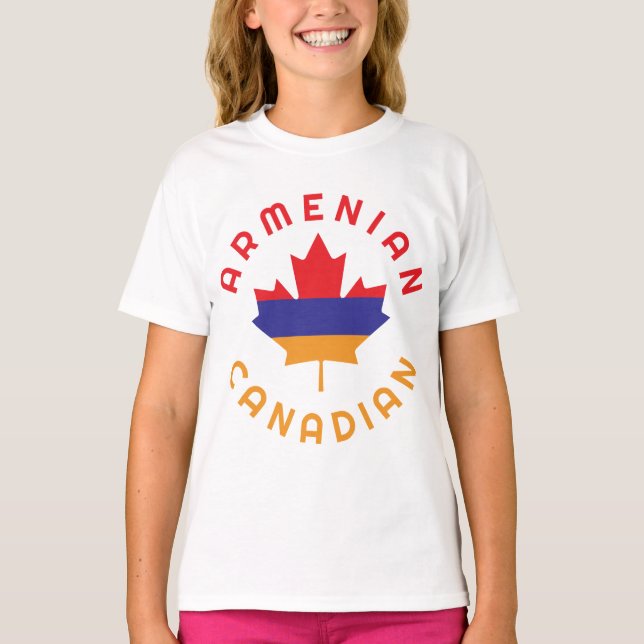 Canadian Armenian  Roots T-Shirt (Front)