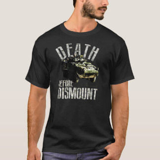 Canadian Armoured "Death Before Dismount" DARK T-Shirt