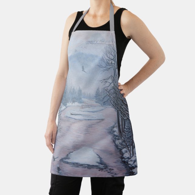 Canadian Art Aprons Custom Cheakamus Eagles Aprons (Insitu)
