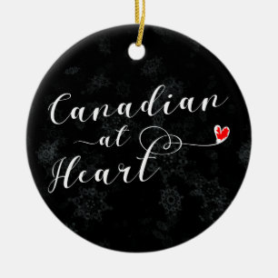 Canadian At Heart, Christmas Tree Ornament