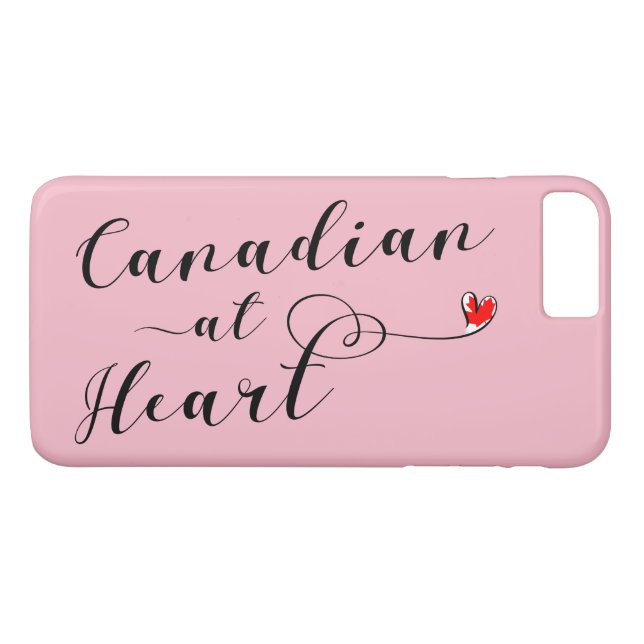 Canadian At Heart Mobile Phone Case (Back (Horizontal))