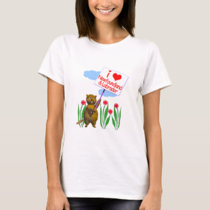 Canadian Beaver Loves Newfoundland, Labrador T-Shirt