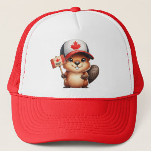 Canadian Beaver Never 51 Trucker Hat