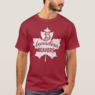 Canadian Beavers Maple Leaf T T-Shirt