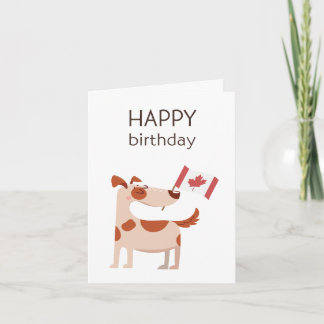 Canadian Birthday Card – Happy Birthday