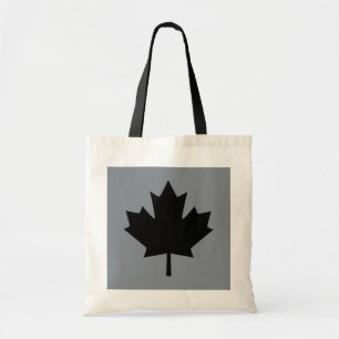 Canadian Black Maple Leaf Display Tote Bag