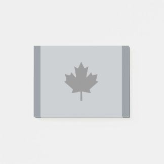 Canadian Black Maple Leaf Graphic Post-it Notes