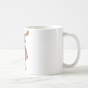 Canadian Boxer Short Moose Coffee Mug