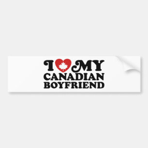 Canadian Boyfriend Bumper Sticker