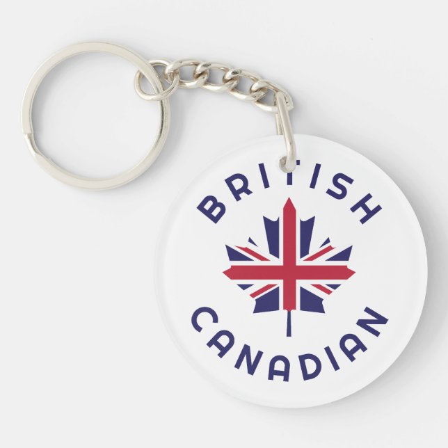 Canadian British Roots Key Ring (Front)