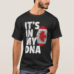 Canadian Canada Flag IT's IN MY DNA Christmas Gift T-Shirt