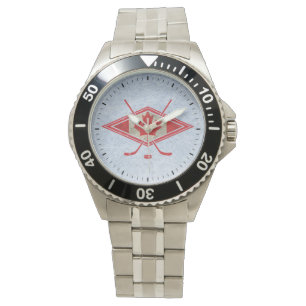 Canadian Canada Hockey Logo Watch, style choice Watch