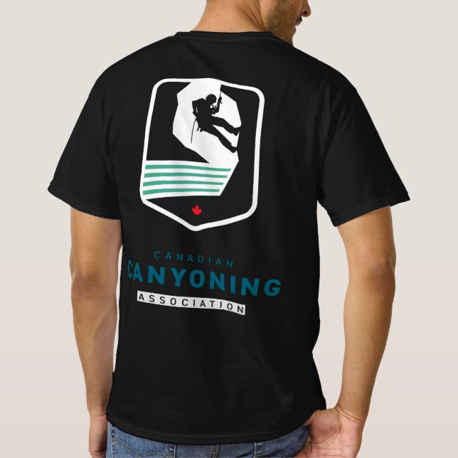 Canadian Canyoning Association T shirt (Back)