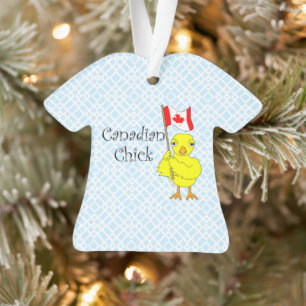 Canadian Chick Ornament