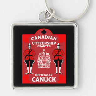 Canadian Citizenship Celebration Gift Key Ring