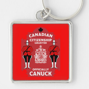 Canadian Citizenship Celebration Gift Key Ring